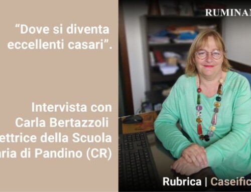 Dove si diventa eccellenti casari: intervista con Carla Bertazzoli, direttrice della Scuola Casearia di Pandino (CR)