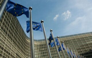 commissione europea - ue -bandiere