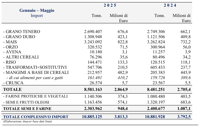 Elaborazione Anacer base dati Istat