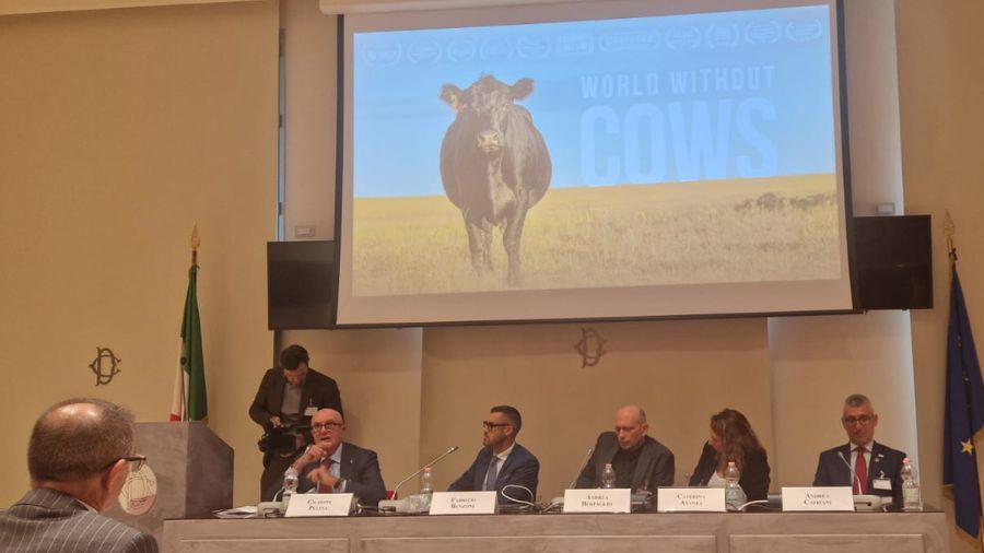 Proiezione Parlamento World Without Cows
