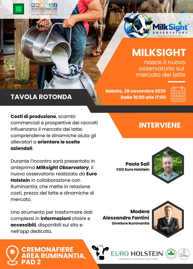“Milksight: nasce il nuovo osservatorio sul mercato del latte”